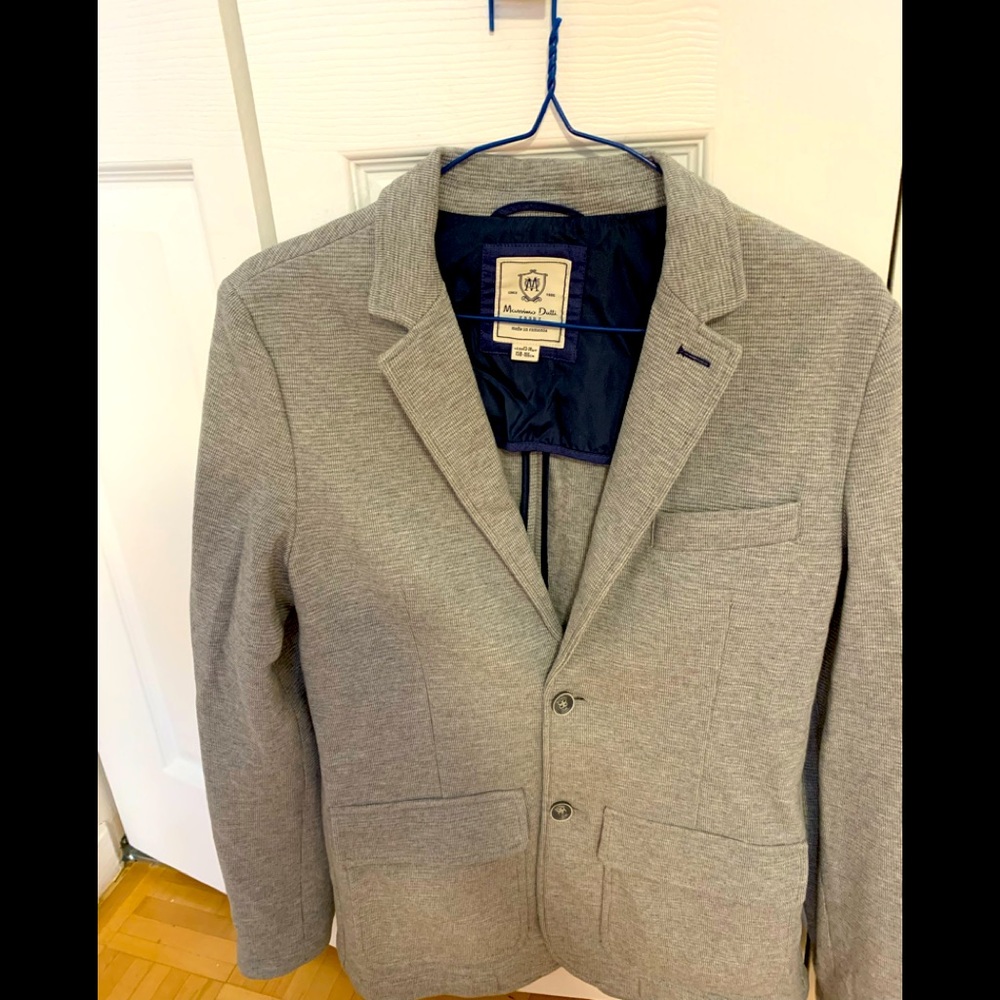 Massimo Dutti Grey boys blazer new without tags